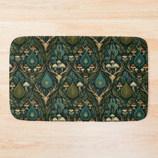 Item preview, Dark Woodland Fantasy Seamless Pattern designed and sold by RGShirtWorks.