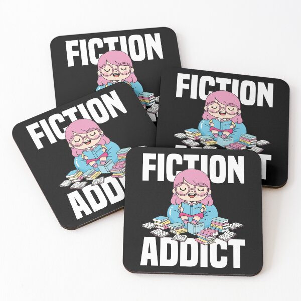 Item preview, FICTION ADDICT - LIBRARIAN GIFT designed and sold by KEF Custom.