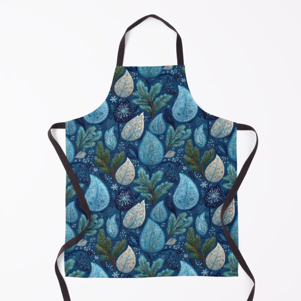 Item preview, Blue Winter Foliage Seamless Pattern designed and sold by RGShirtWorks.