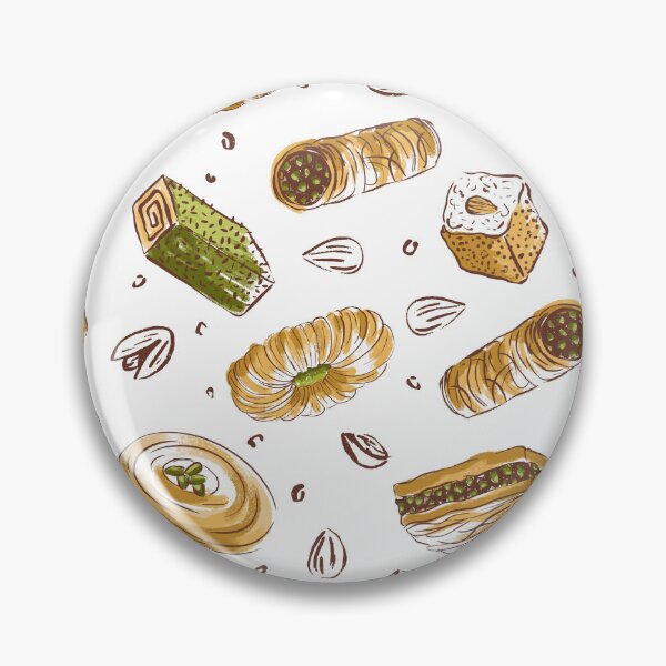 Item preview, Arabic Mix Sweets Pattern designed and sold by Farissa Designs.