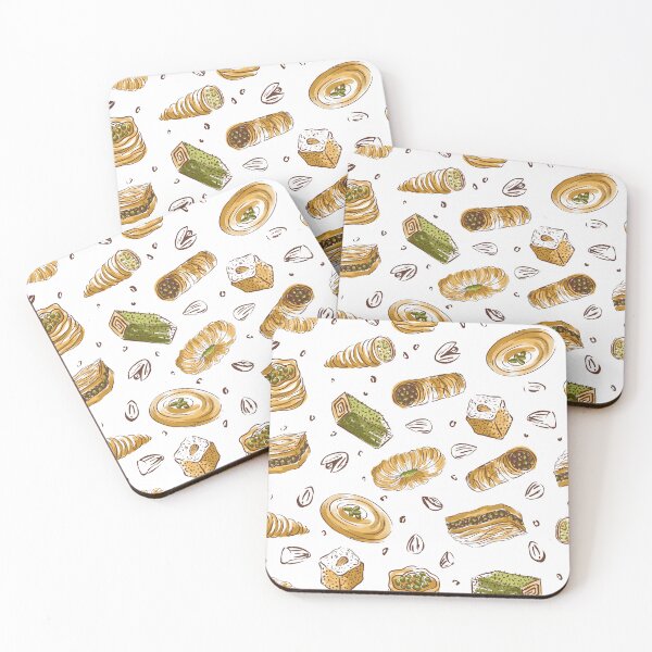 Item preview, Arabic Mix Sweets Pattern designed and sold by Farissa Designs.