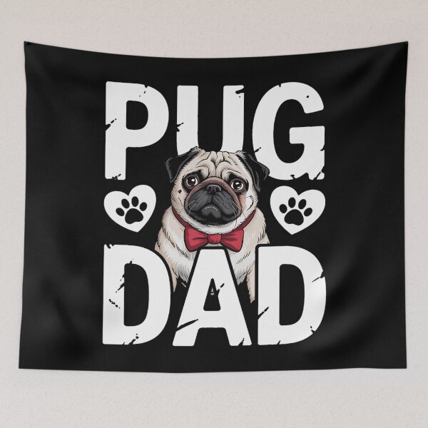 Item preview, Cute Dog Pug Dad Funny Dog Father’s Day designed and sold by BakeryDozen.