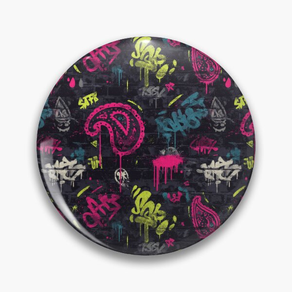 Item preview, Colorful Urban Graffiti Seamless Pattern on Brick Wall designed and sold by RGShirtWorks.