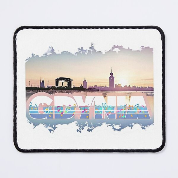 Item preview, Gdynia Sunset Beats — Baltic Festival Sticker designed and sold by Imaginarium of Chaos falcon88 .