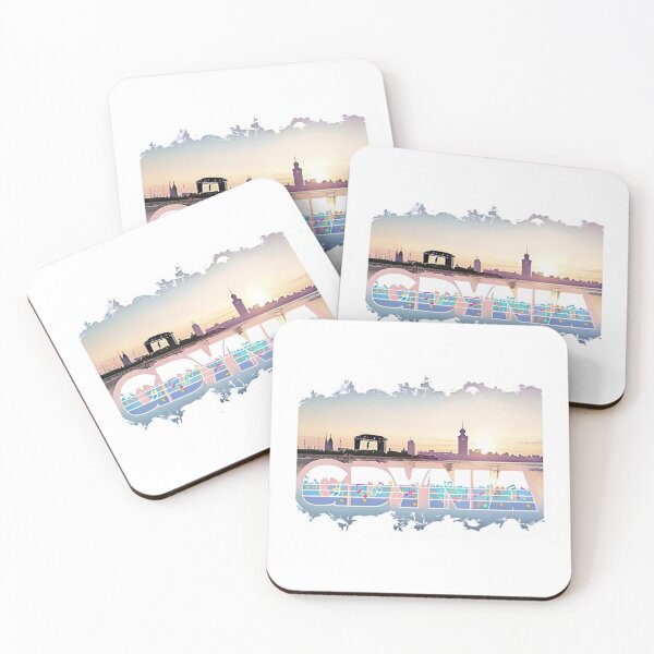 Item preview, Gdynia Sunset Beats — Baltic Festival Sticker designed and sold by Imaginarium of Chaos falcon88 .