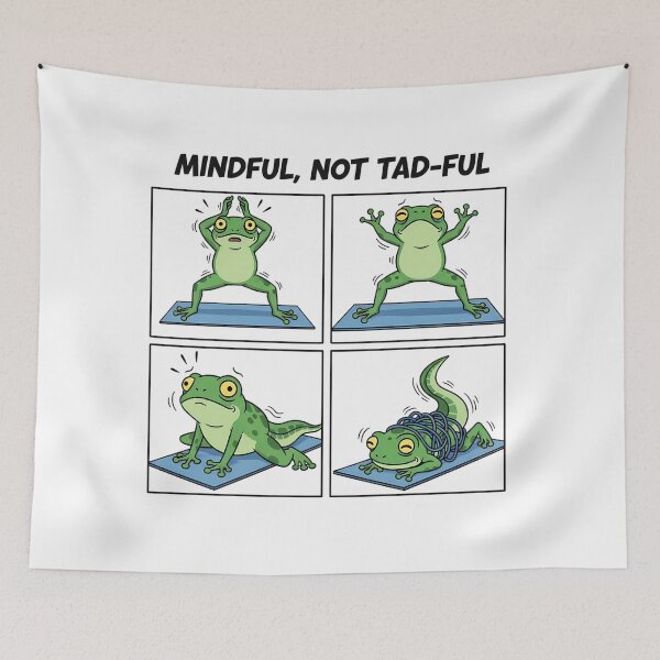Item preview, Yoga Frog Not Tad-ful designed and sold by Crush-Vogue.