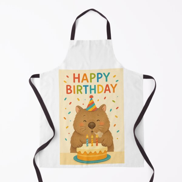 Item preview, Cute Wombat Blowing Out Birthday Candles designed and sold by Explore That City.