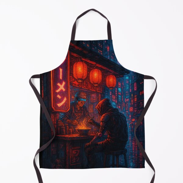 Item preview, Midnight Ramen – Cyberpunk Street Food Scene in Neo Tokyo designed and sold by Domci.