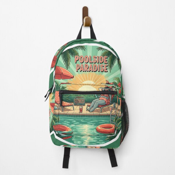 Item preview, Retro Koala Relaxing in Poolside Paradise designed and sold by Koalangel.
