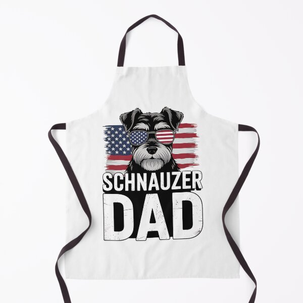 Item preview, Cute Mini Schnauzer Dad Dog Fathers Day USA 4th Of July designed and sold by BakeryDozen.