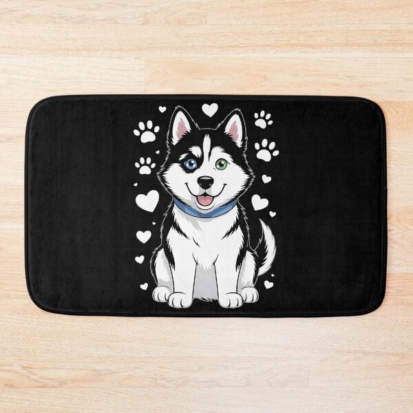 Item preview, Cute White Siberian Husky Cool White Snow Dog Kawaii Dog designed and sold by BakeryDozen.