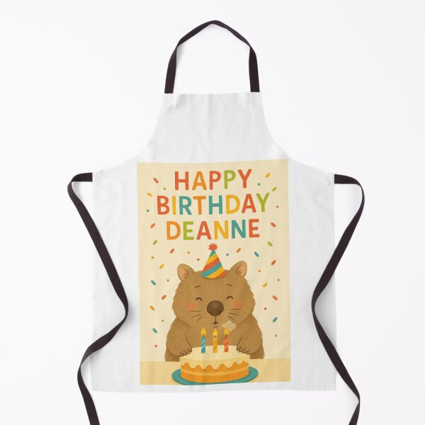 Item preview, Happy Birthday Deanne Wombat Card designed and sold by Explore That City.