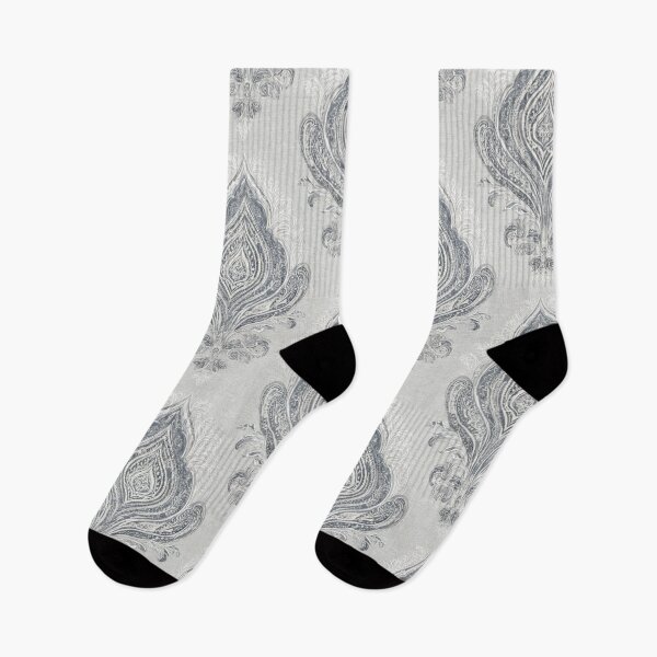 Item preview, Classic Blue Grey Abstract Paisley Seamless Pattern designed and sold by RGShirtWorks.