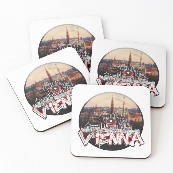 Item preview, Vienna Loudscape — Hip-Hop City Sticker designed and sold by Imaginarium of Chaos falcon88 .
