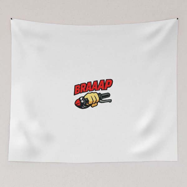 Item preview, Braaap design - motorcycle sticker designed and sold by enzoade.