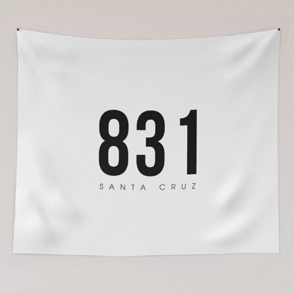 Item preview, Santa Cruz, CA - 831 Area Code design designed and sold by CartoCreative.