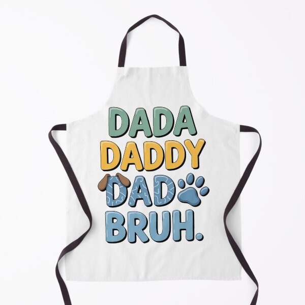 Item preview, Dada Daddy Dad Bruh Fathers Day Blue Funny Dog designed and sold by BakeryDozen.