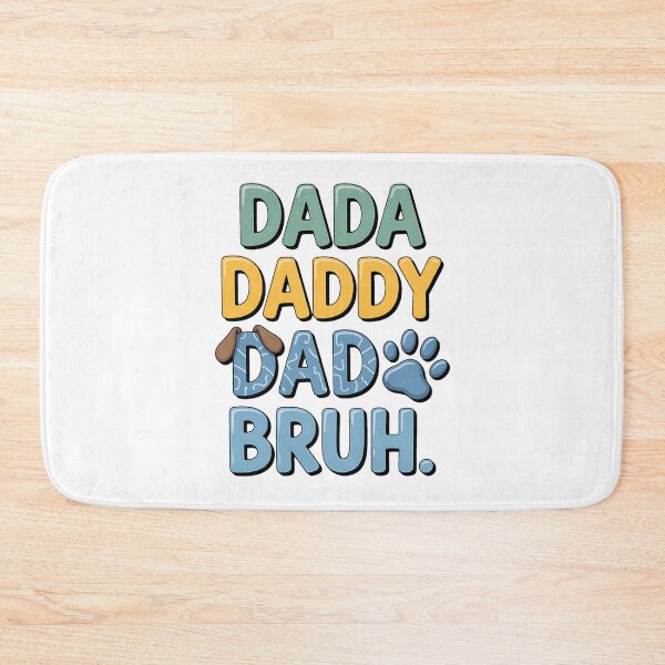 Item preview, Dada Daddy Dad Bruh Fathers Day Blue Funny Dog designed and sold by BakeryDozen.