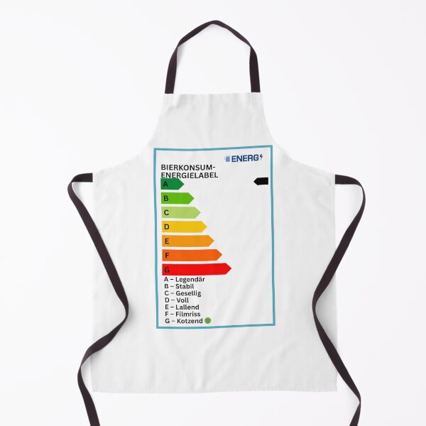 Item preview, Funny Beer Consumption Energy Label – Legendary to Vomiting Scale designed and sold by Jawoahl.