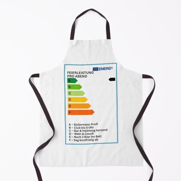 Item preview, Party Performance Energy Label – Funny scale from Ballermann pro to sofa farewell designed and sold by Jawoahl.