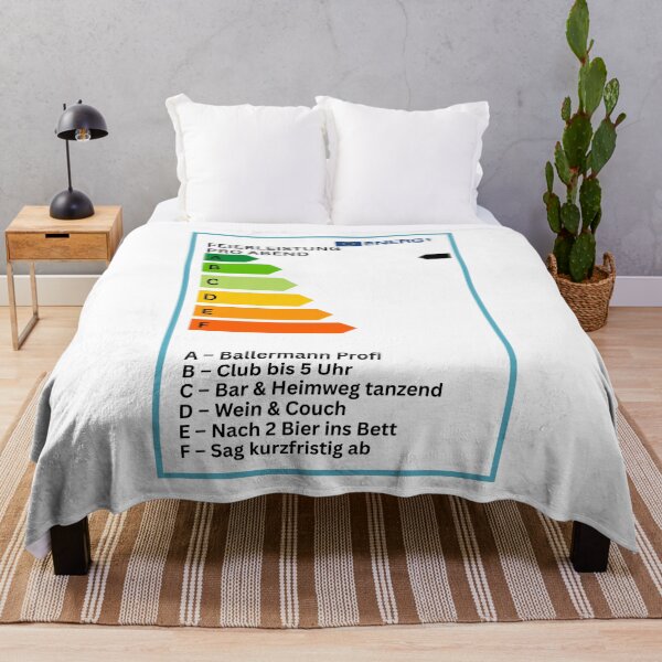 Item preview, Party Performance Energy Label – Funny scale from Ballermann pro to sofa farewell designed and sold by Jawoahl.
