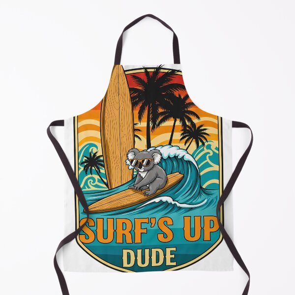 Item preview, Surfer Koala Riding Wave with Retro Vibes designed and sold by Koalangel.