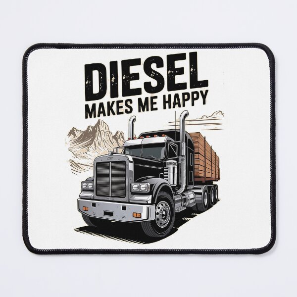 Item preview, Diesel makes me happy - American truckers - Highway truck - Keep trucking - Chrome dreams - Asphalt cowboy - Truck stop - Truck driver - American trucking designed and sold by JansenGS.