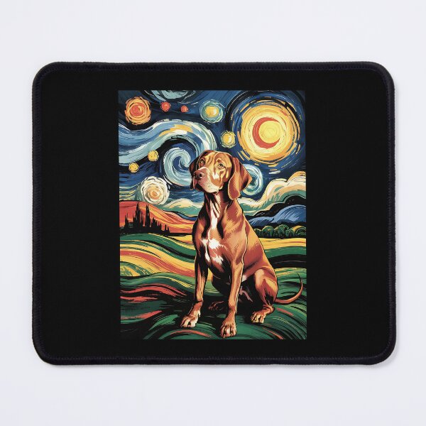 Item preview, Dog Lovers Starry Night Vizsla Father's day designed and sold by BakeryDozen.