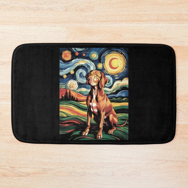 Item preview, Dog Lovers Starry Night Vizsla Father's day designed and sold by BakeryDozen.