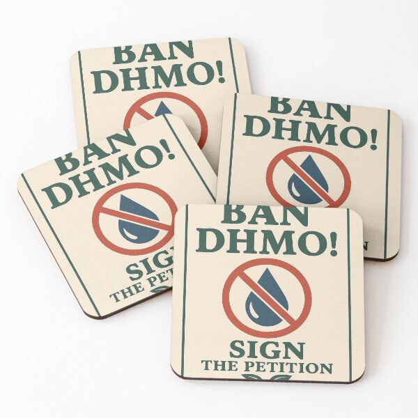 Item preview, Ban DHMO! | Scientific Humor and Meme About Hydrogen Dioxide (H₂O) designed and sold by JuliJoy.