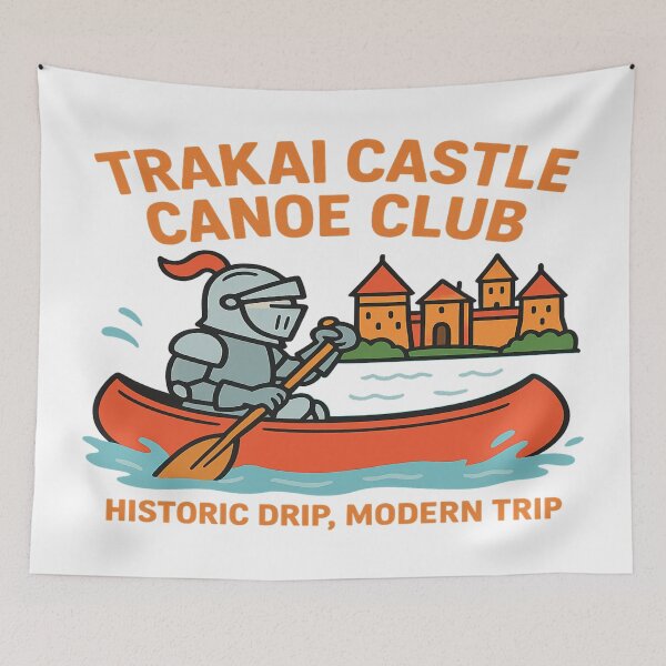 Item preview, Trakai Castle Canoe Club: Paddle Through Europe’s Landmark Adventure designed and sold by Globalcitytees.