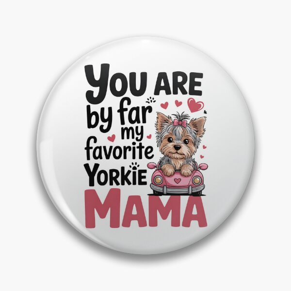 Item preview, Favorite Yorkie mama funny Yorkie dog mom for Mothers day designed and sold by BakeryDozen.