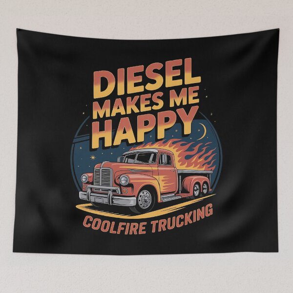 Item preview, Wide load energy - Diesel makes me happy - Highway truck - Keep trucking - Chrome dreams - Asphalt cowboy - Truck stop - Truck driver - American trucking designed and sold by JansenGS.