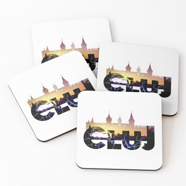 Item preview, Electric Cluj — Castle & Sound Cityscape designed and sold by Imaginarium of Chaos falcon88 .