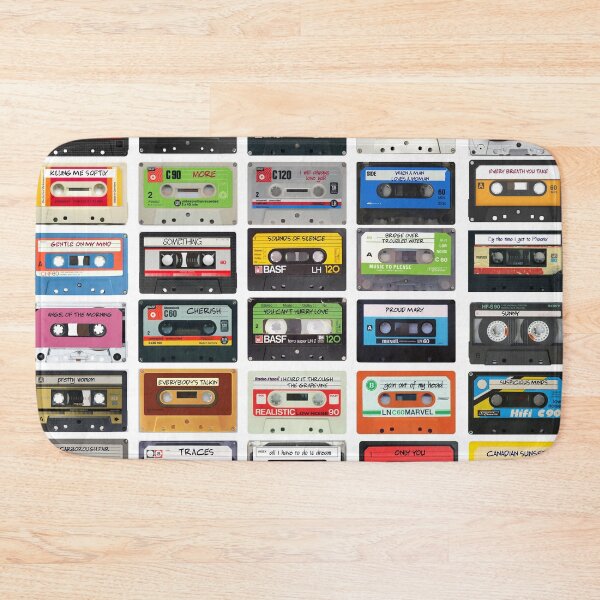 Item preview, Retro Mixtape Cassette Collage – Vintage Music Vibes designed and sold by hangmeart.
