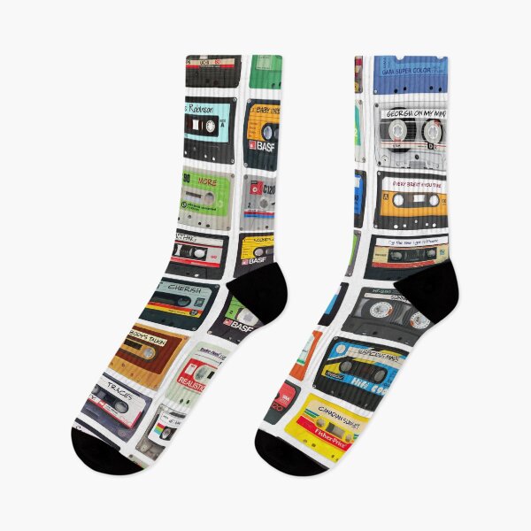 Item preview, Retro Mixtape Cassette Collage – Vintage Music Vibes designed and sold by hangmeart.