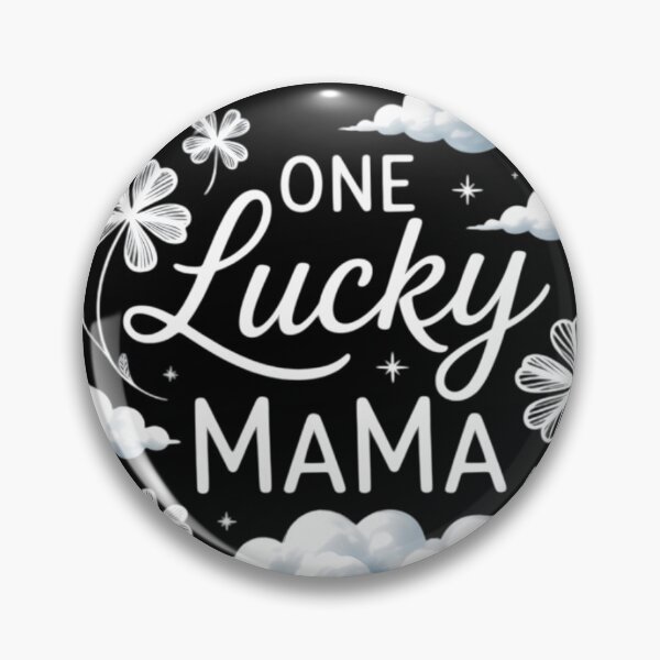 Item preview, One Lucky Mama St. Patrick’s Day Shamrock designed and sold by blueyeeti.