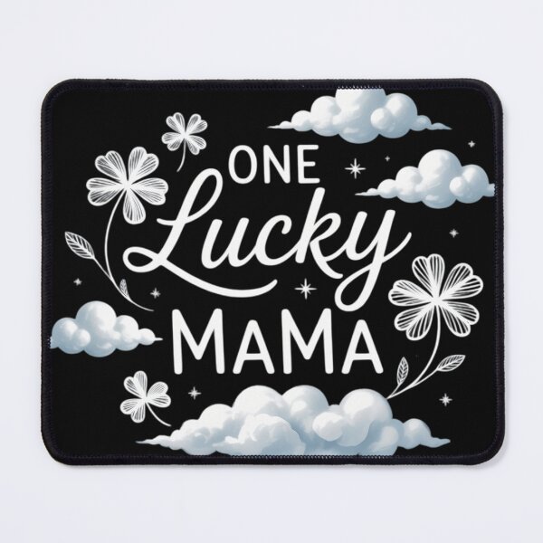 Item preview, One Lucky Mama St. Patrick’s Day Shamrock designed and sold by blueyeeti.