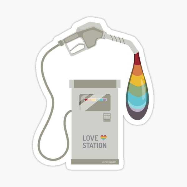 Love station Sticker