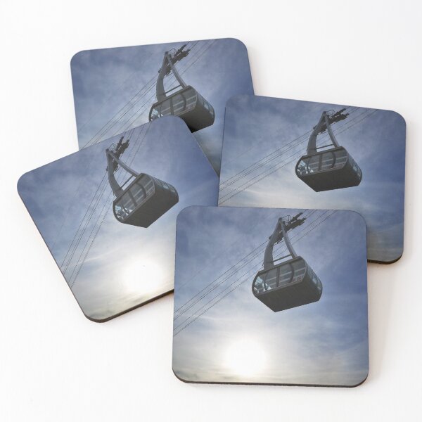 Item preview, Cablecar and Sun Against Blue Sky and Clouds designed and sold by Mats Silvan.