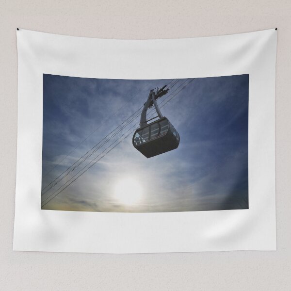 Item preview, Cablecar and Sun Against Blue Sky and Clouds designed and sold by Mats Silvan.