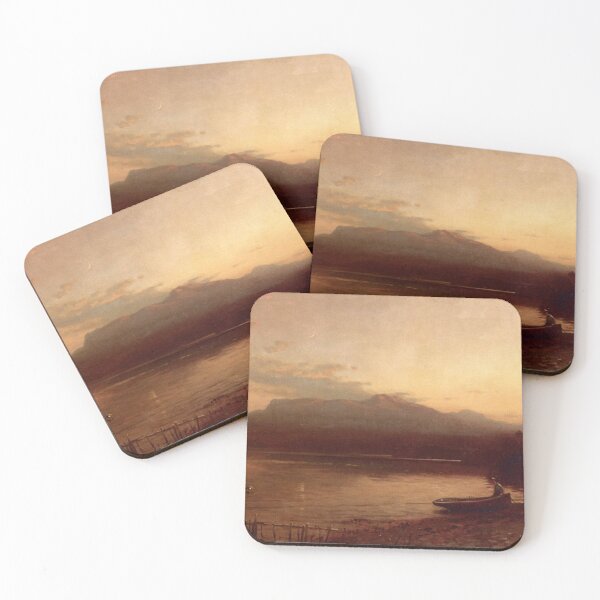 Item preview, Along the Lakeshore at Dusk - George Herbert McCord  designed and sold by Vintage Designs +.