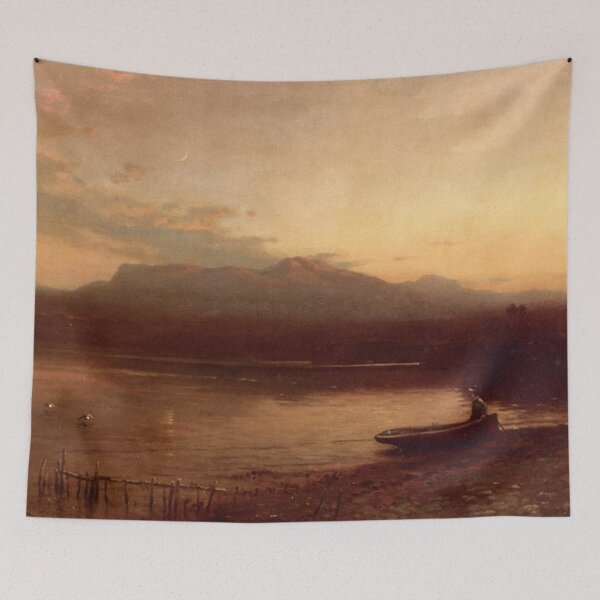 Item preview, Along the Lakeshore at Dusk - George Herbert McCord  designed and sold by Vintage Designs +.