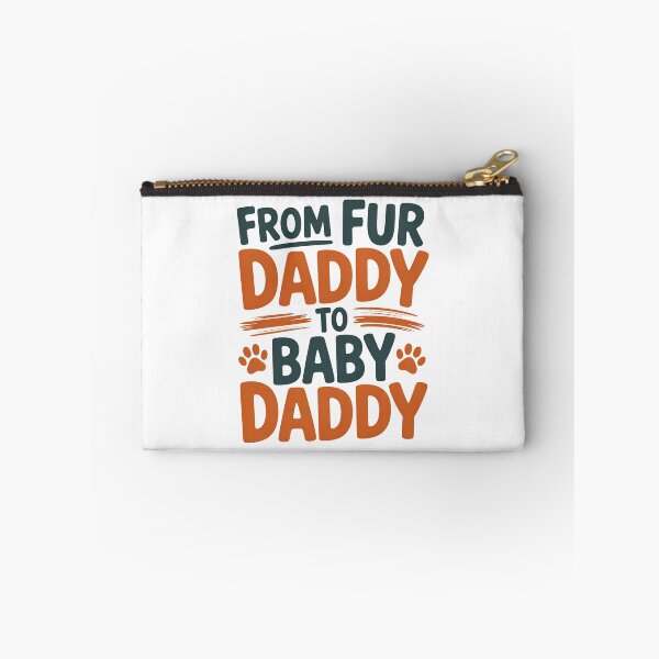 Item preview, From Fur Daddy To Baby Daddy Funny Dog Dad Happy Fathers Day designed and sold by BakeryDozen.