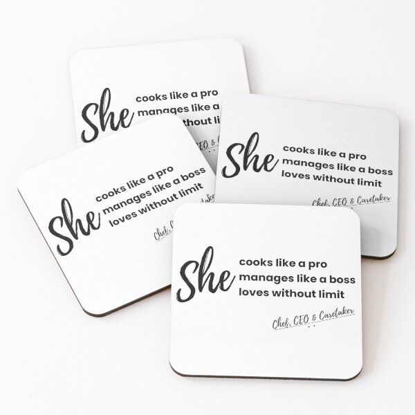 Item preview, Chef, CEO & Caretaker – Empowering Woman Quote T-Shirt designed and sold by kaviyadesigns.