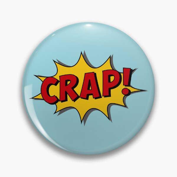 Item preview, Comic Pop Art "CRAP!" Explosion Design designed and sold by hangmeart.