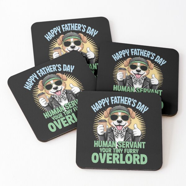 Item preview, Fun Dog Dad Funny Human Servant Father’s Day designed and sold by BakeryDozen.