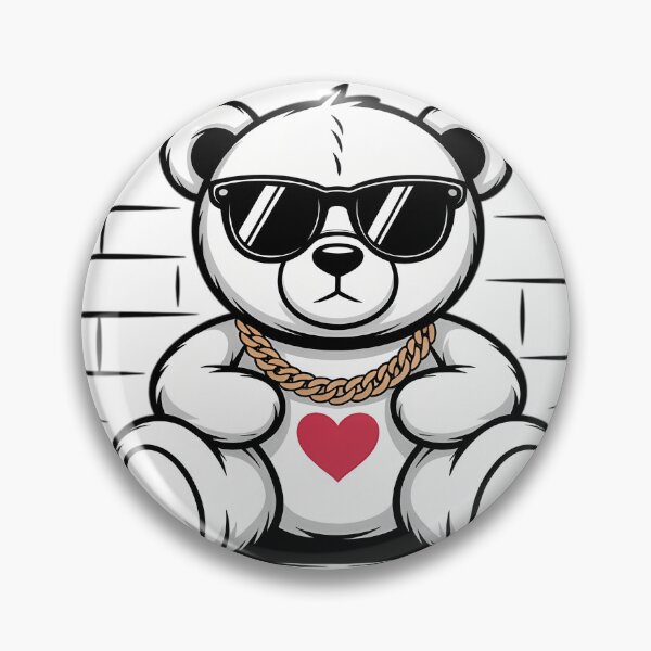 Item preview, Sensitive Gangsta Teddy Bear Funny Sarcastic Meme designed and sold by blueyeeti.