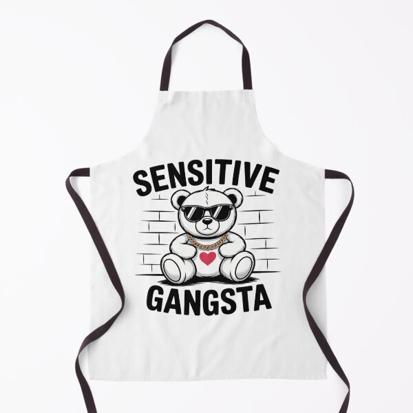 Item preview, Sensitive Gangsta Teddy Bear Funny Sarcastic Meme designed and sold by blueyeeti.