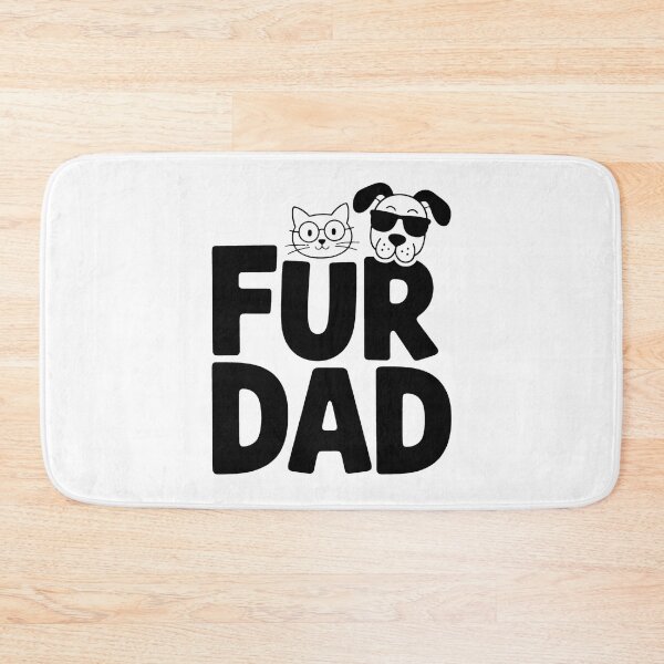 Item preview, Funny Fur Dad Fathers Day Cat Dog Lovers Puppy Owners Papa designed and sold by BakeryDozen.